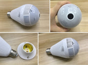 LED Light 960P Wireless Home Security CCTV Fisheye Bulb - ilove-ornaments.com