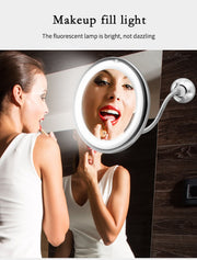 LED Flexible Illuminated Magnifying Vanity Mirror - ilove-ornaments.com