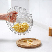 Foldable Stainless Steel Folding Frying Basket - ilove-ornaments.com