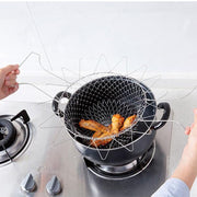 Foldable Stainless Steel Folding Frying Basket - ilove-ornaments.com
