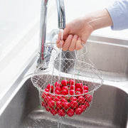 Foldable Stainless Steel Folding Frying Basket - ilove-ornaments.com