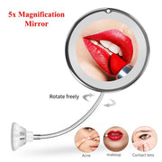 LED Flexible Illuminated Magnifying Vanity Mirror - ilove-ornaments.com