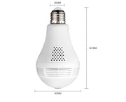 LED Light 960P Wireless Home Security CCTV Fisheye Bulb - ilove-ornaments.com