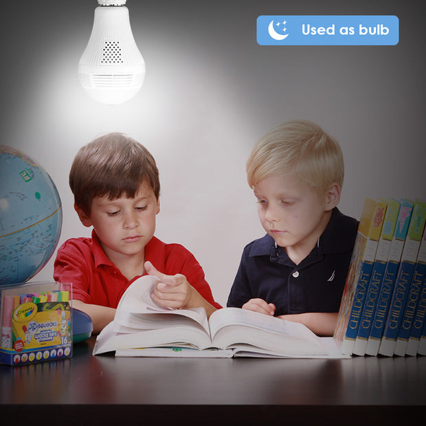 LED Light 960P Wireless Home Security CCTV Fisheye Bulb - ilove-ornaments.com