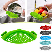 Silicone Clip On Pot Strainer Drainer - ilove-ornaments.com