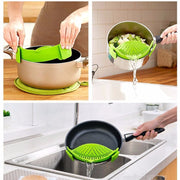 Silicone Clip On Pot Strainer Drainer - ilove-ornaments.com