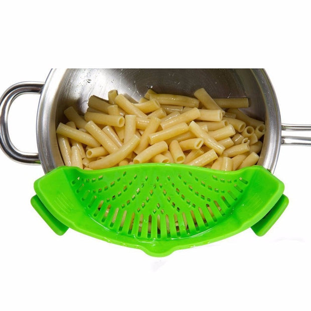 Silicone Clip On Pot Strainer Drainer - ilove-ornaments.com